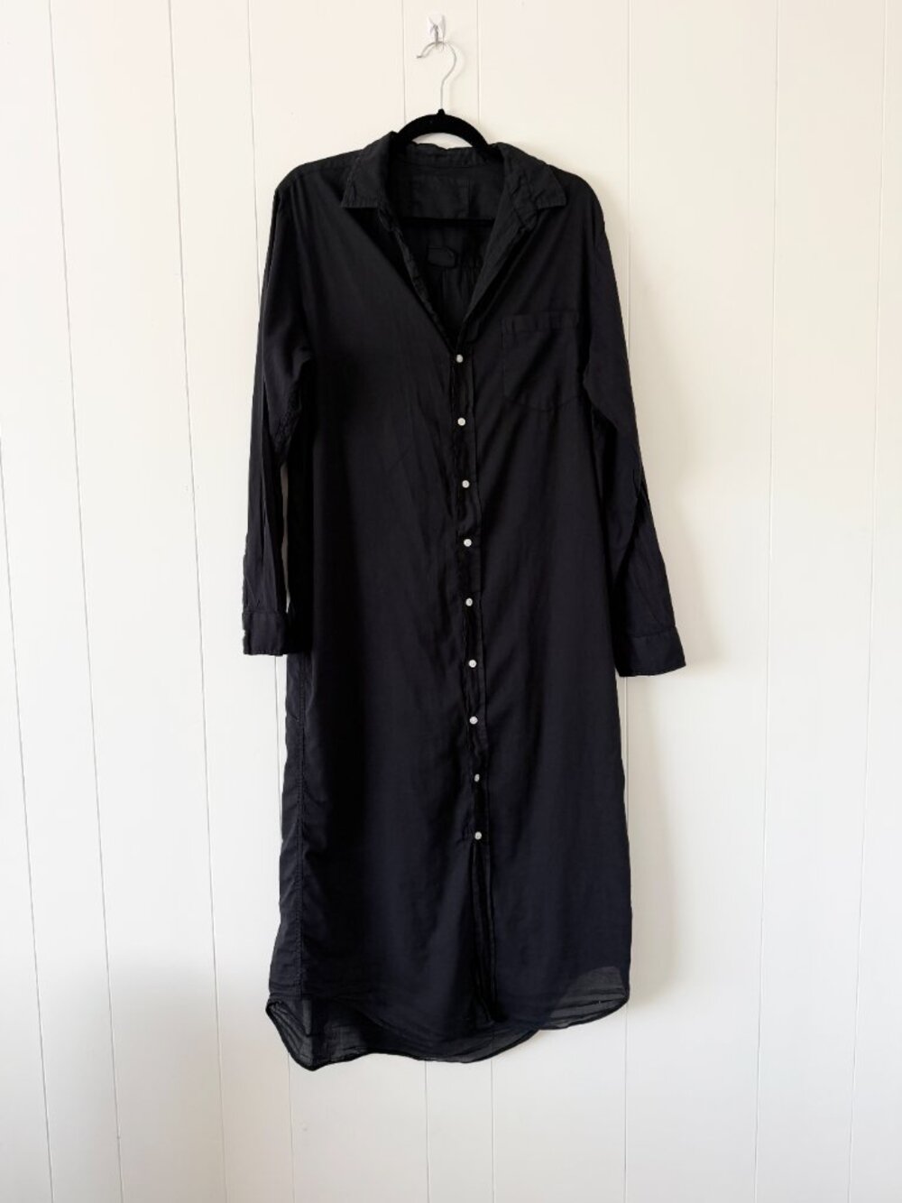 Frank & Eileen, Rory Organic Voile Black L - Picture 4 of 6